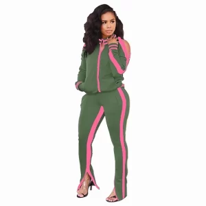 Pink and Green 2 pc