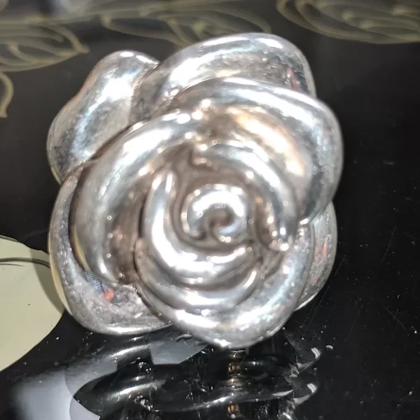 Sterling Silver Tea Rose Ring